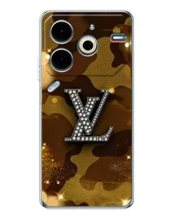 Чехол для TECNO Pova 6 Neo 5G с картинкой «Камуфляжный Louis Vuitton»