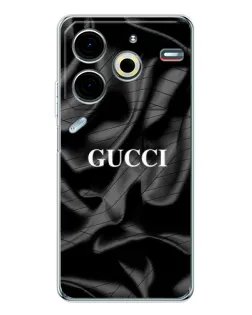 Чохол для TECNO Pova 6 Neo 5G з картинкою «Gucci — шовкові хвилі» Чохол для TECNO Pova 6 Neo 5G з картинкою «Gucci — шовкові хвилі»