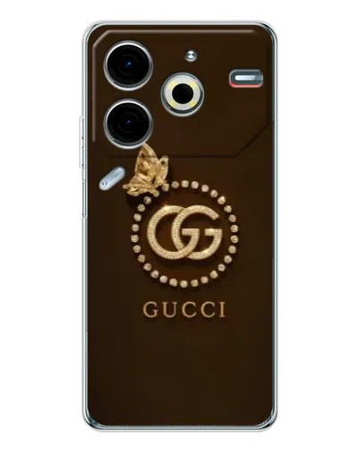 Чехол для TECNO Pova 6 Neo 5G с картинкой «Gucci — золотая бабочка» Чехол для TECNO Pova 6 Neo 5G с картинкой «Gucci — золотая бабочка»