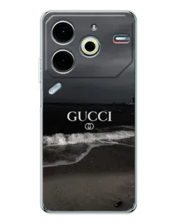 Чехол для TECNO Pova 6 Neo 5G с картинкой «Gucci — морской прибой»