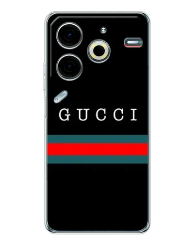Чехол для TECNO Pova 6 Neo 5G с картинкой «Gucci — красный пояс» Чехол для TECNO Pova 6 Neo 5G с картинкой «Gucci — красный пояс»