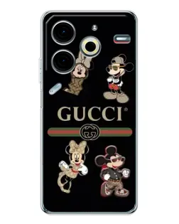 Чохол для TECNO Pova 6 Neo 5G з картинкою «Gucci — герої Disney та монограма» Чохол для TECNO Pova 6 Neo 5G з картинкою «Gucci — герої Disney та монограма»