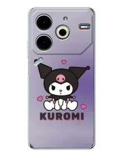 Чехол для TECNO Pova 6 Neo 5G с картинкой «Kuromi — фиолетовый арт» Чехол для TECNO Pova 6 Neo 5G с картинкой «Kuromi — фиолетовый арт»