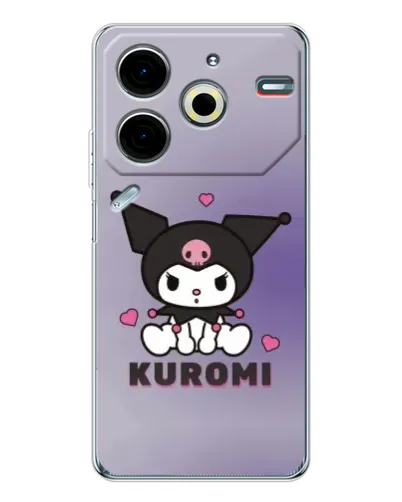 Чехол для TECNO Pova 6 Neo 5G с картинкой «Kuromi — фиолетовый арт» Чехол для TECNO Pova 6 Neo 5G с картинкой «Kuromi — фиолетовый арт»