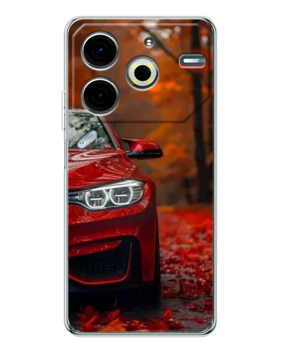 Чехол для TECNO Pova 6 Neo 5G с картинкой «Осенняя BMW M4»