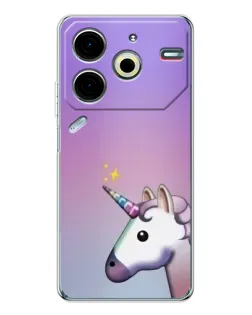 Чехол для TECNO Pova 6 Neo 5G с картинкой «Единорог градиент» Чехол для TECNO Pova 6 Neo 5G с картинкой «Единорог градиент»