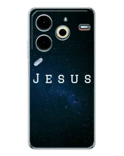 Чехол для TECNO Pova 6 Neo 5G с картинкой «Звездное небо Jesus»