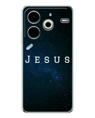 Чехол для TECNO Pova 6 Neo 5G с картинкой «Звездное небо Jesus» Чехол для TECNO Pova 6 Neo 5G с картинкой «Звездное небо Jesus»