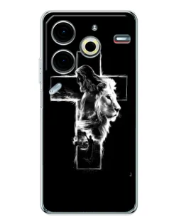 Чохол для TECNO Pova 6 Neo 5G з картинкою «Сяючий хрест Jesus» Чохол для TECNO Pova 6 Neo 5G з картинкою «Сяючий хрест Jesus»