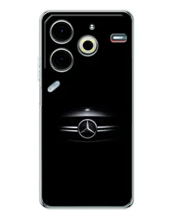 Чехол для TECNO Pova 6 Neo 5G с картинкой «Mercedes — абстрактные линии»