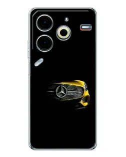 Чехол для TECNO Pova 6 Neo 5G с картинкой «Mercedes — ретро стиль»