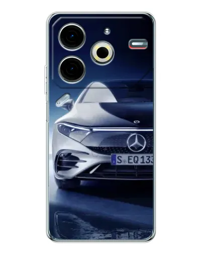 Чехол для TECNO Pova 6 Neo 5G с картинкой «Mercedes EQ — будущее»