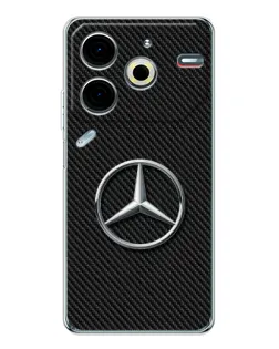 Чохол для TECNO Pova 6 Neo 5G з картинкою «Карбоновий Mercedes стиль»