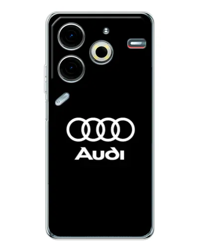 Чехол для TECNO Pova 6 Neo 5G с картинкой «Классическое лого Audi» Чехол для TECNO Pova 6 Neo 5G с картинкой «Классическое лого Audi»