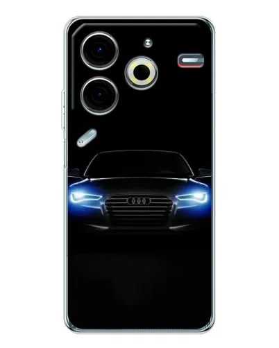 Чехол для TECNO Pova 6 Neo 5G с картинкой «Audi в неоне» Чехол для TECNO Pova 6 Neo 5G с картинкой «Audi в неоне»