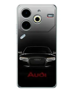 Чехол для TECNO Pova 6 Neo 5G с картинкой «Audi — градиентный контур»
