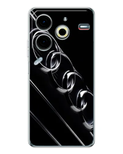 Чехол для TECNO Pova 6 Neo 5G с картинкой «Audi — абстрактные кольца» Чехол для TECNO Pova 6 Neo 5G с картинкой «Audi — абстрактные кольца»