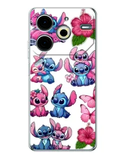 Чехол для TECNO Pova 6 Neo 5G с картинкой «Стикеры Stitch и Angel» Чехол для TECNO Pova 6 Neo 5G с картинкой «Стикеры Stitch и Angel»