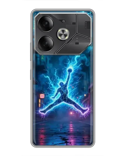Чохол для TECNO Pova 6 з картинкою «Jordan Gold Jumpman» Чохол для TECNO Pova 6 з картинкою «Jordan Gold Jumpman»