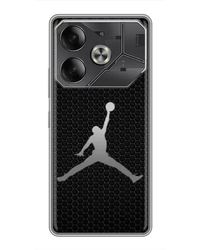 Чохол для TECNO Pova 6 з картинкою «Jordan Dark Carbon» Чохол для TECNO Pova 6 з картинкою «Jordan Dark Carbon»