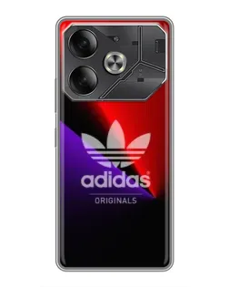 Чохол для TECNO Pova 6 з картинкою «Adidas Red Neon» Чохол для TECNO Pova 6 з картинкою «Adidas Red Neon»
