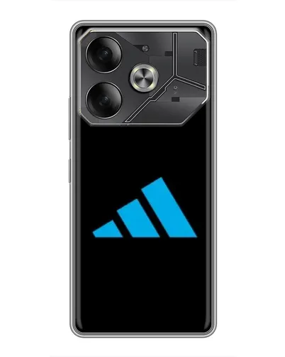 Чохол для TECNO Pova 6 з картинкою «Adidas Cyan Logo» Чохол для TECNO Pova 6 з картинкою «Adidas Cyan Logo»