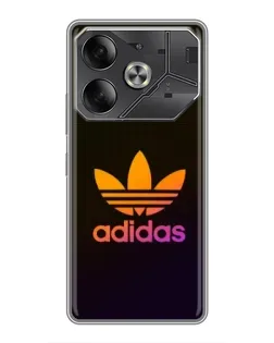 Чохол для TECNO Pova 6 з картинкою «Градієнт Adidas»