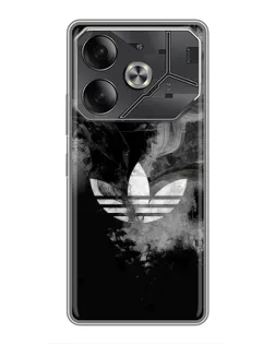 Чохол для TECNO Pova 6 з картинкою «Абстрактний дим Adidas»