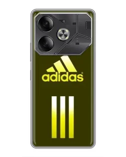Чохол для TECNO Pova 6 з картинкою «Оливковий градієнт Adidas»