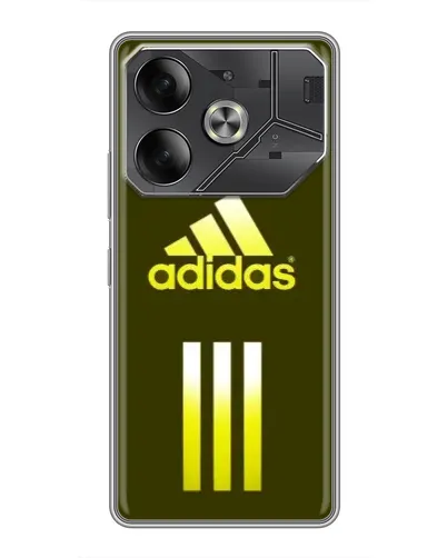 Чохол для TECNO Pova 6 з картинкою «Оливковий градієнт Adidas» Чохол для TECNO Pova 6 з картинкою «Оливковий градієнт Adidas»