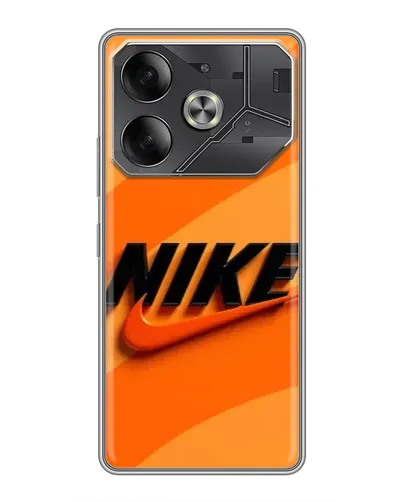 Чохол для TECNO Pova 6 з картинкою «Помаранчевий драйв Nike» Чохол для TECNO Pova 6 з картинкою «Помаранчевий драйв Nike»