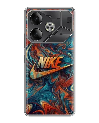 Чохол для TECNO Pova 6 з картинкою «Nike в абстракції» Чохол для TECNO Pova 6 з картинкою «Nike в абстракції»