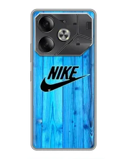 Чохол для TECNO Pova 6 з картинкою «Блакитне дерево Nike»