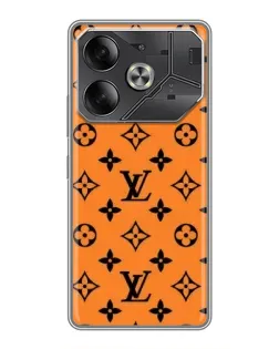 Чохол для TECNO Pova 6 з картинкою «Помаранчевий стиль LV»