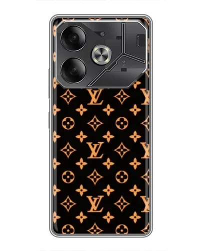 Чохол для TECNO Pova 6 з картинкою «Золота монограма LV» Чохол для TECNO Pova 6 з картинкою «Золота монограма LV»