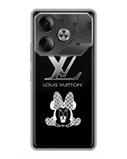 Чохол для TECNO Pova 6 з картинкою «LV та Мінні Маус»