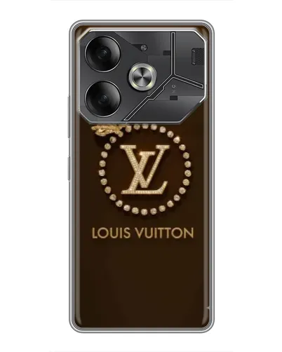 Чохол для TECNO Pova 6 з картинкою «LV — золота печатка» Чохол для TECNO Pova 6 з картинкою «LV — золота печатка»