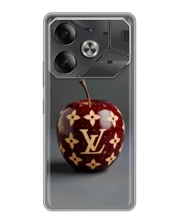 Чохол для TECNO Pova 6 з картинкою «Червоне яблуко LV»