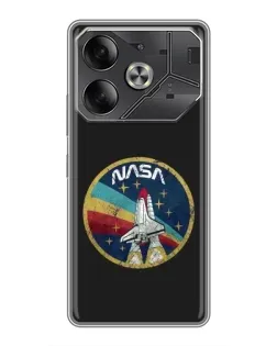 Чохол для TECNO Pova 6 з картинкою «NASA — емблема місії» Чохол для TECNO Pova 6 з картинкою «NASA — емблема місії»