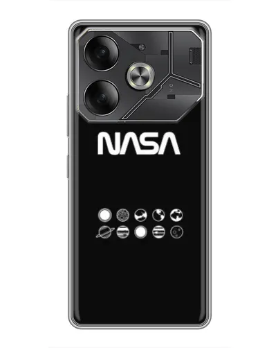 Чохол для TECNO Pova 6 з картинкою «NASA — технічний принт»