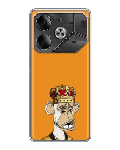 Чохол для TECNO Pova 6 з картинкою «Золота мавпа Bored Ape»
