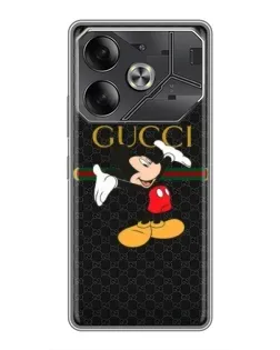 Чохол для TECNO Pova 6 з картинкою «Міккі Маус Gucci»