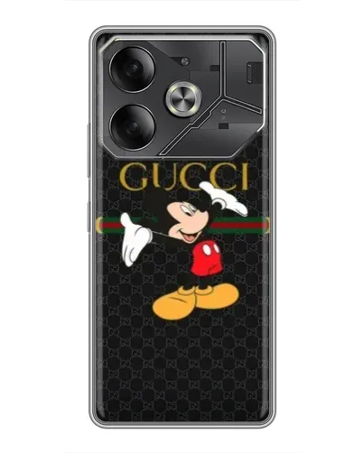 Чохол для TECNO Pova 6 з картинкою «Міккі Маус Gucci» Чохол для TECNO Pova 6 з картинкою «Міккі Маус Gucci»