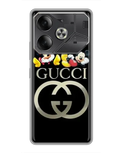 Чохол для TECNO Pova 6 з картинкою «Gucci — герої Disney» Чохол для TECNO Pova 6 з картинкою «Gucci — герої Disney»