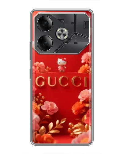Чохол для TECNO Pova 6 з картинкою «Gucci — золотий сад» Чохол для TECNO Pova 6 з картинкою «Gucci — золотий сад»