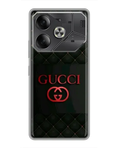 Чохол для TECNO Pova 6 з картинкою «Gucci — стьобаний чорний» Чохол для TECNO Pova 6 з картинкою «Gucci — стьобаний чорний»