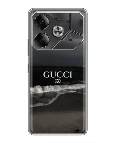 Чохол для TECNO Pova 6 з картинкою «Gucci — морський прибій» Чохол для TECNO Pova 6 з картинкою «Gucci — морський прибій»
