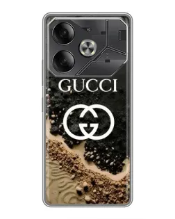 Чохол для TECNO Pova 6 з картинкою «Gucci — піщані дюни»