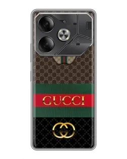 Чохол для TECNO Pova 6 з картинкою «Gucci — брендований десерт»