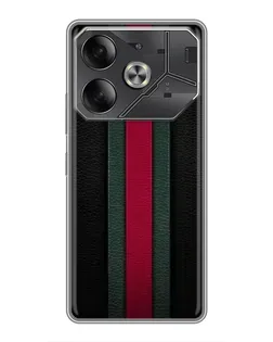 Чохол для TECNO Pova 6 з картинкою «Gucci — неонова лінія»